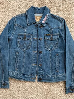 NWT Womens University of Oklahoma Sooners OU Denim Jean Jacket Size Small